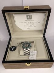 MENS DESCHAMPS & CO AUTOMATIC WATCH – SKELETON DIAL – CERAMIC BEZEL - STAINLESS STRAP – - WOODEN GIFT BOX – EST £850 (DELIVERY ONLY)