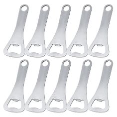 40 APPROX X KONAMO BOTTLE OPENERS PACK 10PCS CROWN BOTTLE OPENER BULK BEER BOTTLE OPENER FOR HOME PUB OUTDOOR BARTENDER BOTTLE OPENERS,MEN DIY GIFTS, SILVER. (DELIVERY ONLY)