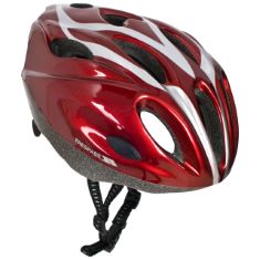 ASSORTED CYCLING HELMETS TO INCLUDE TRESPASS MEN'S TRESPASS KIDS TANKY CYCLE SAFETY HELMET METALLIC RED 52 56 CM, METALLIC RED, 52-56 CM UK. (DELIVERY ONLY)