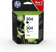 QTY OF ITEMS TO INLCUDE ASSORTED PRINTER INK TO INCLUDE HP 3JB05AE NO. 304 BLACK/3 COLORS, SAMSUNG SU737A TONER CARTRIDGE - BLACK. (DELIVERY ONLY)