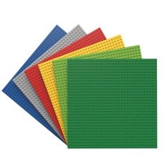 4 X BOX OF ASSORTED LEGO BASE SHEETS . (DELIVERY ONLY)