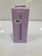 2 X ORDO SONIC LITE CHARGING ELECTRIC TOOTHBRUSH - PINK AND PURPLE (DELIVERY ONLY)