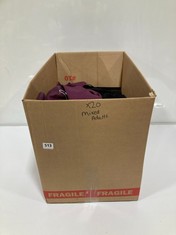 20 X ASSORTED ADULTS CLOTHING TO INCLUDE PILCRO THE WANDERER WOMEN'S JEANS IN BURGUNDY SIZE W26 RRP £130.00 (DELIVERY ONLY)