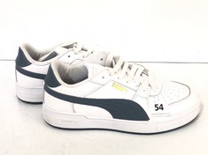 PUMA MEN'S TRAINERS IN WHITE-TEAL UK 10 (DELIVERY ONLY)