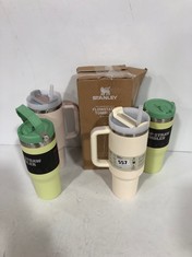 5 X STANLEY ASSORTED ITEMS TO INCLUDE FLIP ICEFLOW STRAW TUMBLER 0.88L - LIME/LEMON (DELIVERY ONLY)