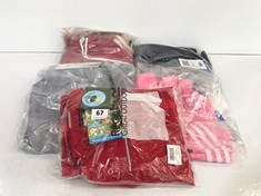 5 X ASSORTED CLOTHING TO INCLUDE ADIDAS CROPPED T-SHIRT IN PINK UK 12 (DELIVERY ONLY)