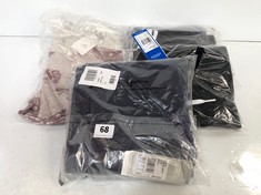 4 X ADIDAS ASSORTED CLOTHING TO INCLUDE WOMEN'S LACED SKIRT IN BLACK UK 10 (DELIVERY ONLY)