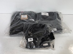 3 X ASSORTED CLOTHING TO INCLUDE THE NORTH FACE MEN'S CREW SWEATSHIRT IN BLACK SIZE S (DELIVERY ONLY)