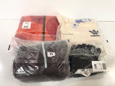 4 X ADIDAS ASSORTED CLOTHING TO INCLUDE ADIDAS WOMEN'S MRC T-SHIRT - IVORY SIZE M (DELIVERY ONLY)