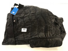 ADIDAS QUILTED JACKET IN BLACK UK OSFA RRP £140.00 (DELIVERY ONLY)