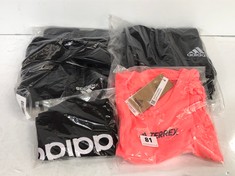 4 X ADIDAS ASSORTED CLOTHING TO INCLUDE ADIDAS WOMEN'S MT TANK IN BRIGHT PINK SIZE M (DELIVERY ONLY)