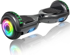 SISIGAD HY-A02B HOVER BOARD (ORIGINAL RRP - £115,00) IN CARBON BLACK. (WITH BOX) [JPTC65824]