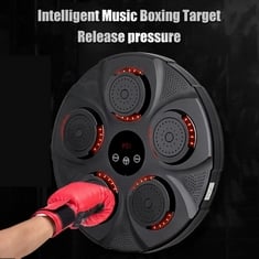 2X ITEMS TO INCLUDE 2 INTELLIGENT MUSIC BOXING TARGETS BOXING ACCESSORY IN BLACK. (WITH BOX AND UNIT ONLY) [JPTC65306]