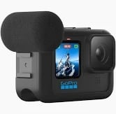 GO PRO 2X ITEMS TO INCLUDE MAX LENS MOD AND MEDIA MOD CAMERA ACCESSORIES (ORIGINAL RRP - £180.00) IN BLACK. (WITH BOX) [JPTC65755]