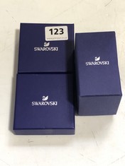 3 X SWAROVSKI JEWELLERY TO INCLUDE SWAROVSKI ICONIC SWAN JEWELLERY SET RRP- £165 (DELIVERY ONLY)