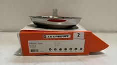 LE CREUSET FRYING PAN 20CM STAINLESS STEEL RRP- £129 (DELIVERY ONLY)