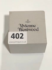 VIVIENNE WESTWOOD SCILLY RING OXIDISED SILVER RRP- £175 (DELIVERY ONLY)