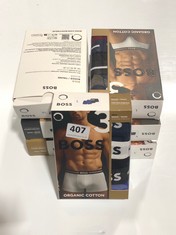 7 X ASSORTED BOSS HARVEY NICHOLS UNDERWEAR TO INCLUDE BOXER MULTI SIZE LG TOTAL RRP- £325 (DELIVERY ONLY)