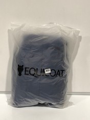 EQUICOAT ORIGINAL ADULT COAT NAVY SIZE SM RRP- £140 (DELIVERY ONLY)