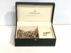 A BOX OF ASSORTED JEWELLERY (DELIVERY ONLY)