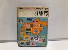 A VINTAGE STAMP ALBUM AND CONTENTS (DELIVERY ONLY)