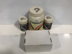 4 X ASSORTED PROTEIN TO INCLUDE PODIUM DIETARY SUPPLEMENT ORANGE DREAM POP EXP-07/25 (DELIVERY ONLY)