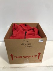 BOX OF ASSORTED KIDS BRANDED CLOTHES TO INCLUDE BEN SHERMAN BOYS FULL-ZIP HOODIE IN BLUE AGE 36 MTHS (DELIVERY ONLY)