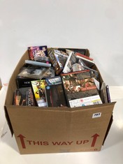 BOX OF ASSORTED DVD'S TO INCLUDE THOR - THE DARK WORLD DVD (DELIVERY ONLY)