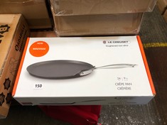 LE CREUSET TOUGHENED NON-STICK 24CM CREPE PAN (DELIVERY ONLY)
