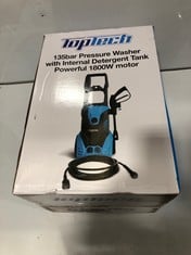 3 X ASSORTED TOPTECH PRESSURE WASHERS TO INCLUDE 105BAR PRESSURE WASHER - TOTAL RRP £240 (DELIVERY ONLY)