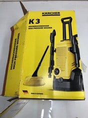 2 X KARCHER K3 PRESSURE WASHER - TOTAL RRP £320 (DELIVERY ONLY)