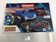CARRERA GO!!! SONIC THE HEDGEHOG RACE TRACK TO INCLUDE NICKELODEON CAR TOY SET (DELIVERY ONLY)