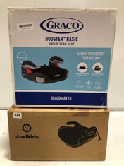 GRACO BOOSTER BASIC GROUP 3 CAR SEAT TO INCLUDE JOVI CHILDREN'S BOOSTER CAR SEAT (DELIVERY ONLY)