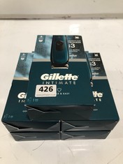 5 X GILLETTE INTIMATE HAIR TRIMMER (DELIVERY ONLY)