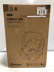 MAXI COSI PEBBLE 360 BABY CAR SEAT (DELIVERY ONLY)