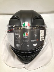 SGV MOTORCYCLE HELMET IN MATTE BLACK SIZE MEDIUM (DELIVERY ONLY)
