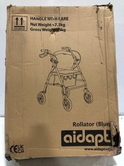 AIDAPT ROLLATOR IN BLUE (DELIVERY ONLY)