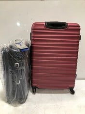 SAMSONITE CABIN TRAVEL CASE IN BLUE & WITTCHEN TRAVEL CASE IN RED (DELIVERY ONLY)