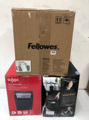 FELLOWES PAPER SHREDDER & FELLOWES POWERSHRED (DELIVERY ONLY)