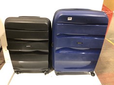 2 X TRAVEL CASES TO INCLUDE AMERICAN TOURISTER TRAVEL CASE IN BLACK (DELIVERY ONLY)