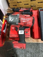 5 X ASSORTED MILWAUKEE TOOLS TO INCLUDE M12 FUEL STUBBY 1/2" IMPACT WRENCH (DELIVERY ONLY)