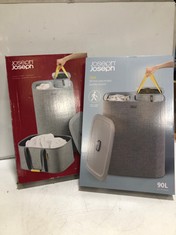 2 X JOSEPH AND JOSEPH LAUNDRY HAMPERS TO INCLUDE JOSEPH AND JOSEPH TOTA 90L LAUNDRY HAMPER (DELIVERY ONLY)