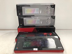 5 X MARS GAMING KEYBOARDS OF DIFFERENT MODELS INCLUDING KEYBOARD MODEL MCP118 - LOCATION 3A.