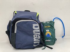 2 X BACKPACKS OF DIFFERENT BRANDS INCLUDING ARENA AND CAMELBAK - LOCATION 51A.