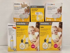6 X ASSORTED MEDELA BABY ITEMS INCLUDING SINGLE ELECTRIC BREAST PUMP - LOCATION 44A.