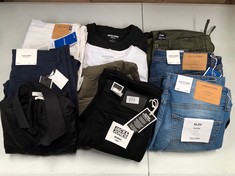 10 X JACK & JONES CLOTHING VARIOUS STYLES AND SIZES INCLUDING BLACK SHIRT SIZE M - LOCATION 20A.