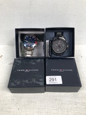 2 X TOMMY HILFIGER WATCHES MODEL TH.320.1.34.2506 AND MODEL TH.239.1.14.3250 - LOCATION 4A.