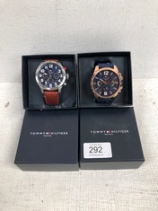 2 X TOMMY HILFIGER WATCHES MODEL TH.248.1.14.1685 AND MODEL TH.320.1.34.2881 - LOCATION 4A.