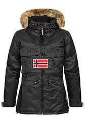 GEOGRAPHICAL NORWAY WOMEN'S PARKA BELLACIAO BLACK 4/XL - LOCATION 1B.
