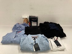 10 X TOMMY HILFIGER CLOTHING DIFFERENT SIZES AND MODELS INCLUDING WHITE POLO SHIRT SIZE XS -LOCATION 51B.